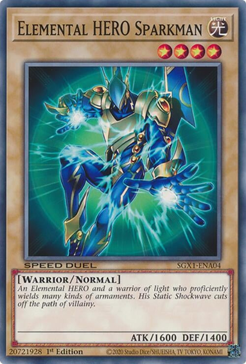 Elemental HERO Sparkman (SGX1-ENA04)