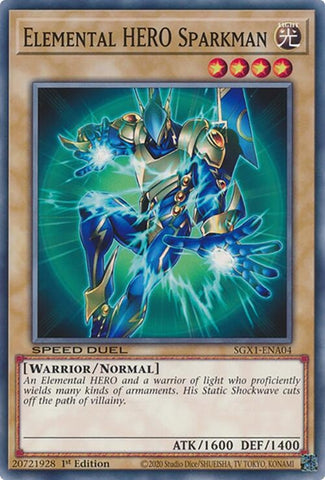 Elemental HERO Sparkman (SGX1-ENA04)
