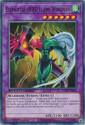 Elemental HERO Flame Wingman (SGX1-ENA21)
