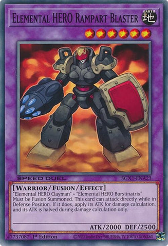 Elemental HERO Rampart Blaster (SGX1-ENA23)