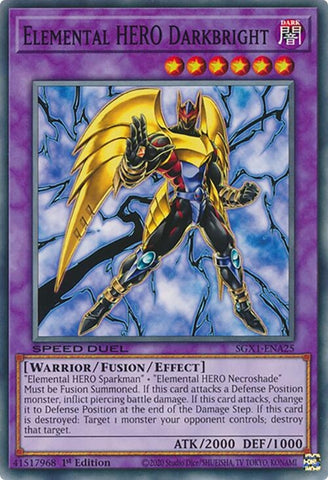 Elemental HERO Darkbright (SGX1-ENA25)