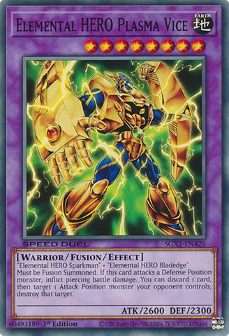 Elemental HERO Plasma Vice (SGX1-ENA26)