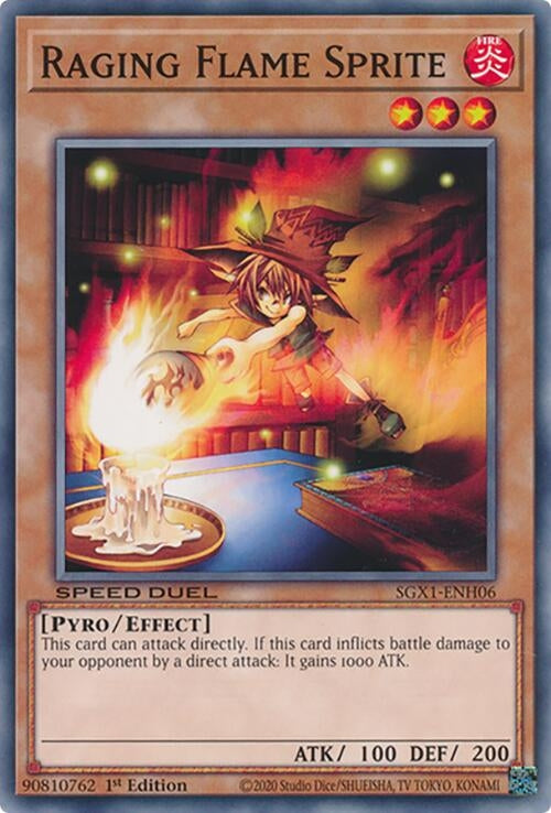 Raging Flame Sprite (SGX1-ENH06)