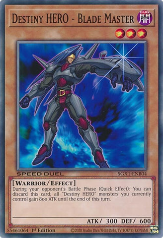 Destiny HERO Blade Master (SGX1-ENB04)