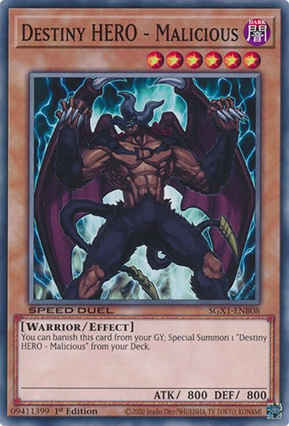 Destiny HERO Malicious (SGX1-ENB08)
