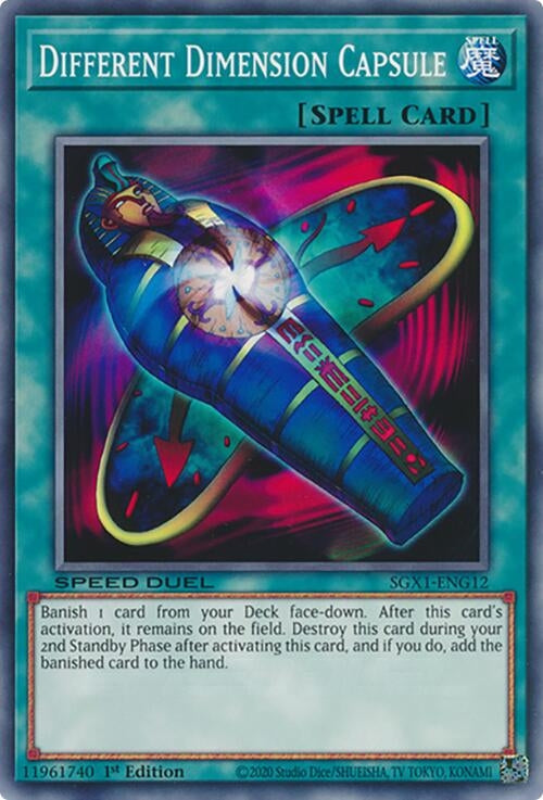 Different Dimension Capsule (SGX1-ENG12)