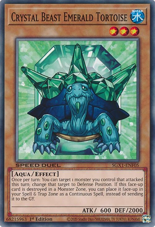 Crystal Beast Emerald Tortoise (SGX1-ENF05)