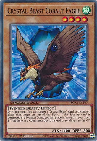 Crystal Beast Cobalt Eagle (SGX1-ENF07)
