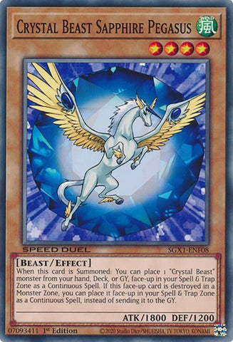 Crystal Beast Sapphire Pegasus (SGX1-ENF08)