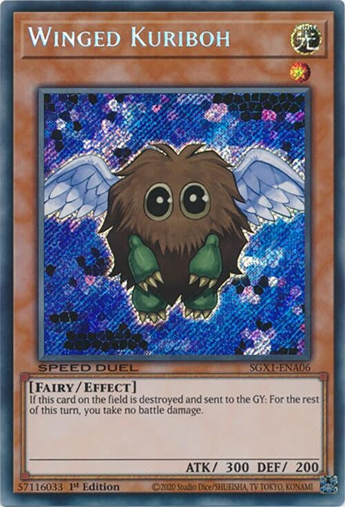 Winged Kuriboh Secret Rare (SGX1-ENA06)