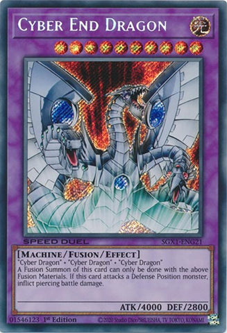 Cyber End Dragon Secret Rare (SGX1-ENG21)