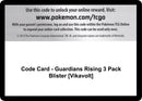 Code Card Guardians Rising 3 Pack Blister Vikavolt [SM02]