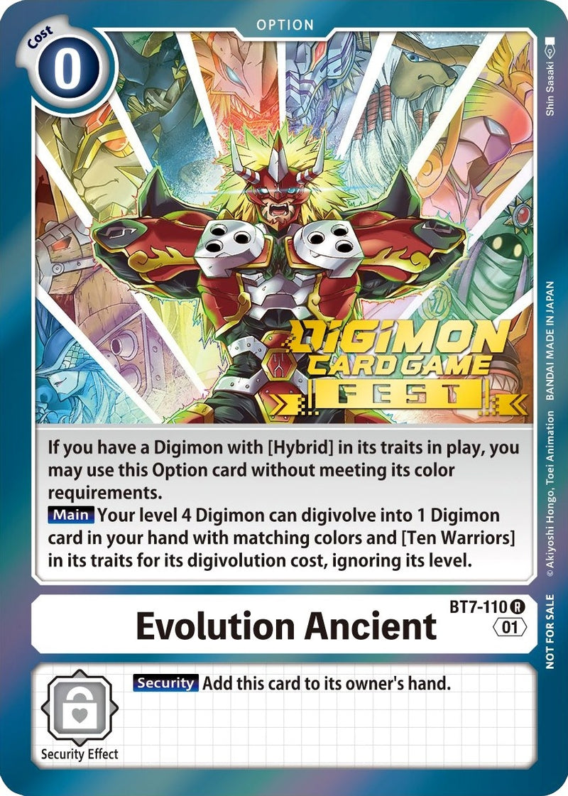 Image for Evolution Ancient (Digimon Card Game Fest 2022) [Next Adventure]