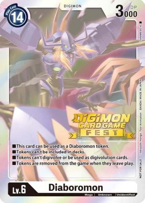 Image for Diaboromon Token (Digimon Card Game Fest 2022) [Release Special Booster]