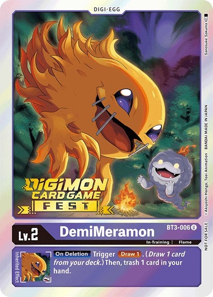 Image for DemiMeramon (Digimon Card Game Fest 2022) [Release Special Booster]