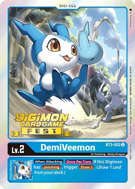 Image for DemiVeemon - BT3-002 (Digimon Card Game Fest 2022) [Release Special Booster]