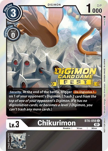 Image for Chikurimon (Digimon Card Game Fest 2022) [Double Diamond]