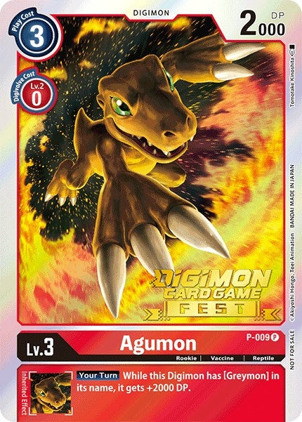 Image for Agumon - P-009 (Digimon Card Game Fest 2022) [Digimon Promotion Cards]