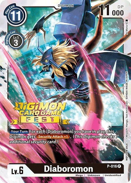Image for Diaboromon - P-016 (Digimon Card Game Fest 2022) [Digimon Promotion Cards]