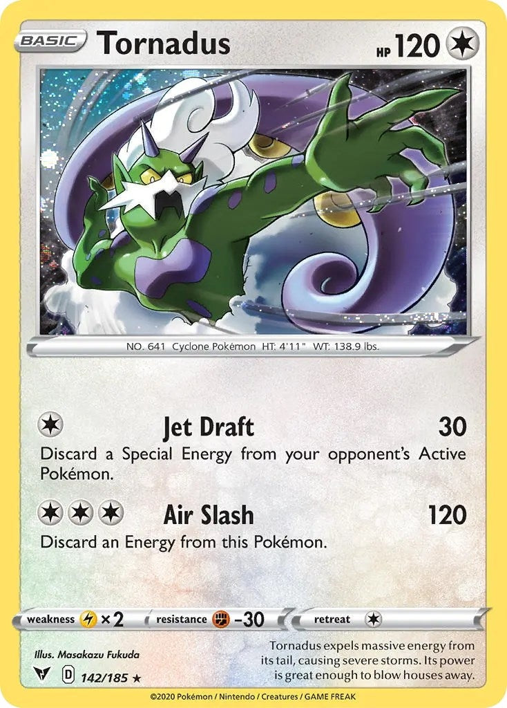 Tornadus 142 185 Cosmos Holo (142/185) [BLE]