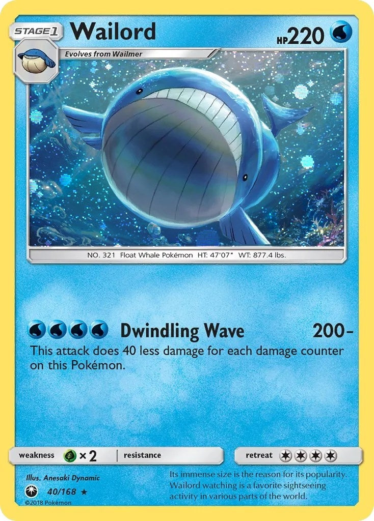 Wailord 40 168 Cosmos Holo (040/168) [BLE]