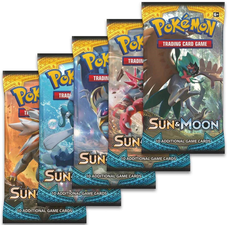 Sun and Moon Booster Pack Art Bundle Set of 5 [SM01]
