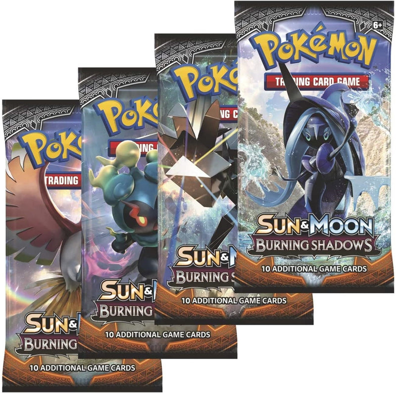Burning Shadows Booster Pack Art Bundle Set of 4 [SM03]
