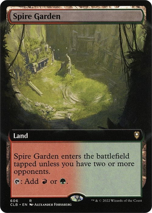 Spire Garden Extended Art (606) [CLB]