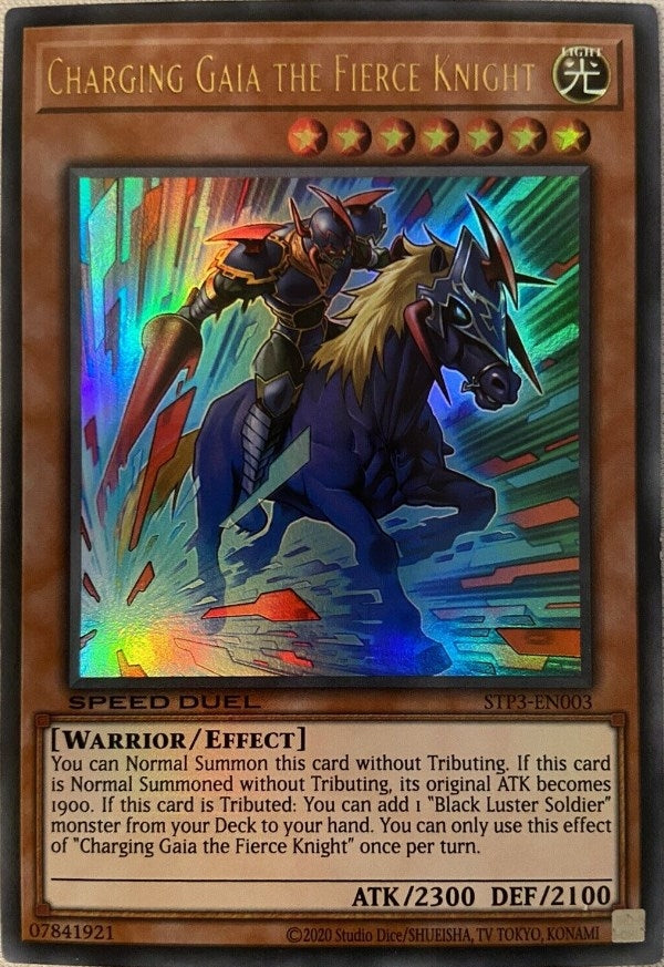 Charging Gaia the Fierce Knight (STP3-EN003) [STP3]