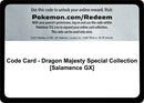 Code Card Dragon Majesty Special Collection Salamence GX [DRM]