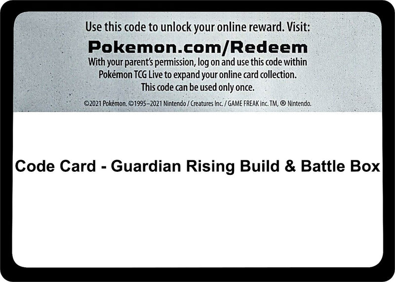Code Card Guardian Rising Build and Battle Box [SM02]