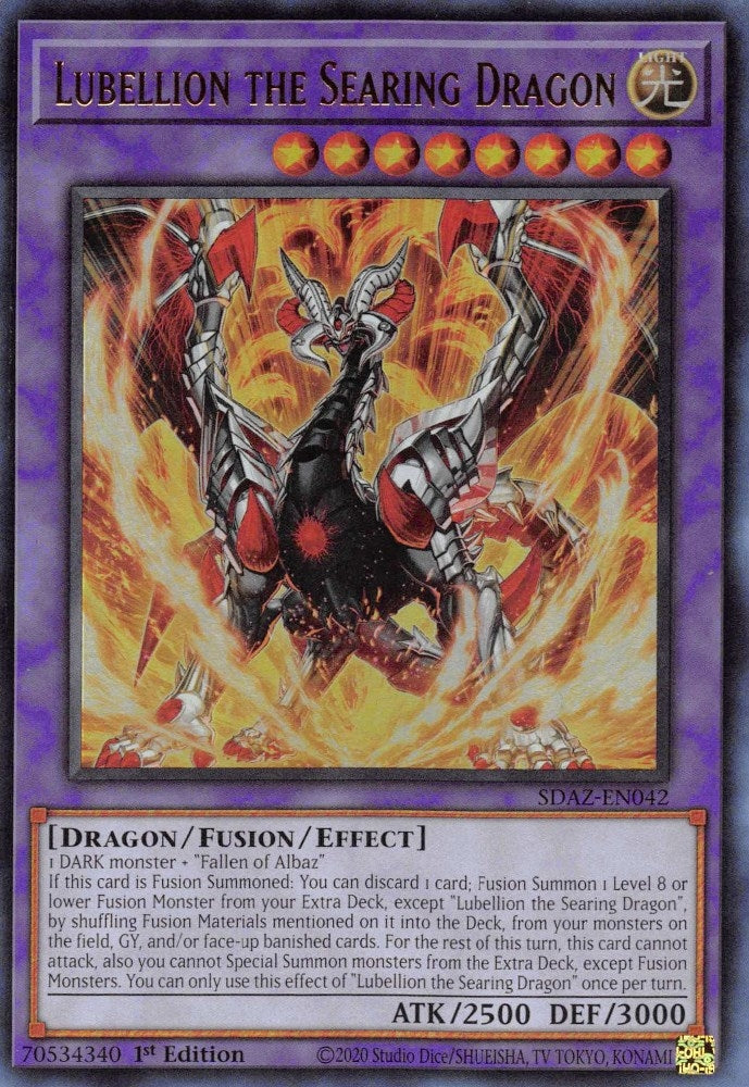 Lubellion the Searing Dragon (SDAZ-EN042) [SDAZ]