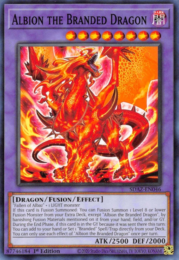Albion the Branded Dragon (SDAZ-EN046) [SDAZ]
