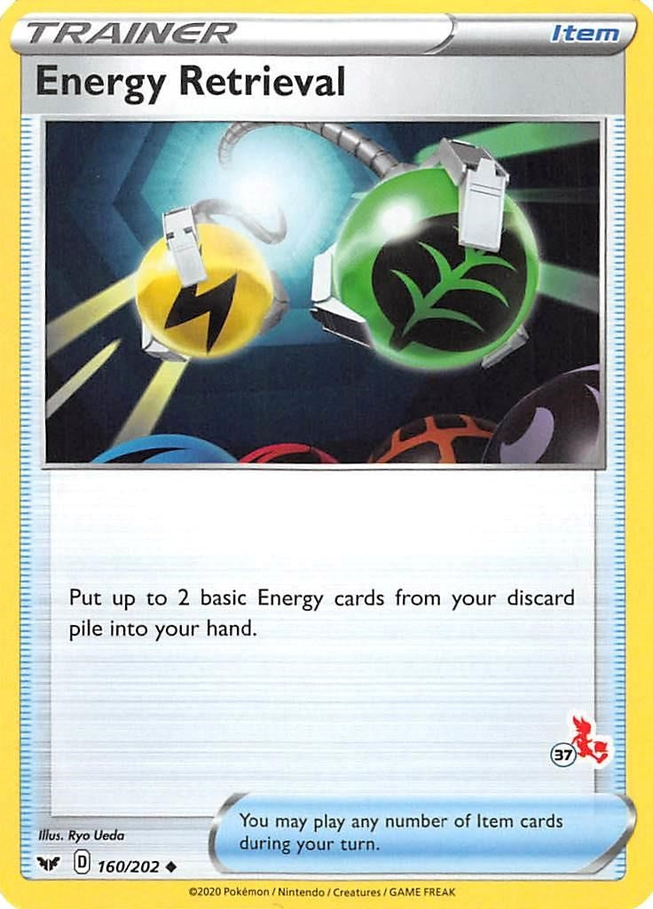 Energy Retrieval 160 202 37 Cinderace Stamped (160/202) [BA22]