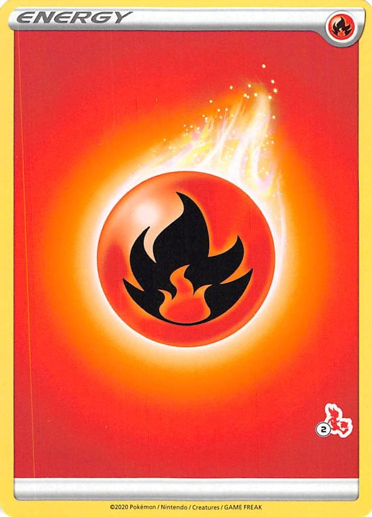 Fire Energy 2 Cinderace Stamped [BA22]