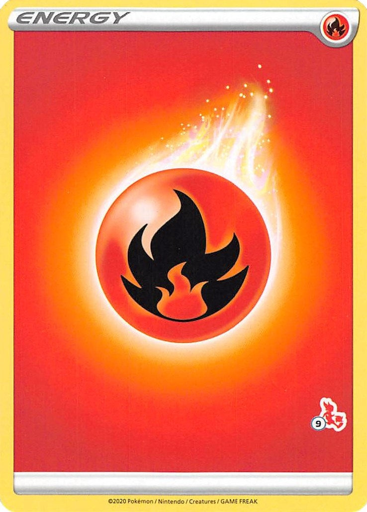 Fire Energy 9 Cinderace Stamped [BA22]