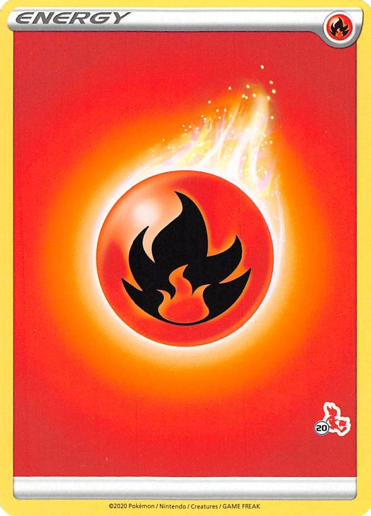 Fire Energy 20 Cinderace Stamped [BA22]