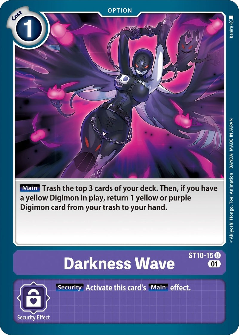 Image for Darkness Wave [Starter Deck 10: Parallel World Tactician]