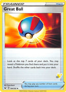 Great Ball 164 202 49 Pikachu Stamped (164/202) [BA22]