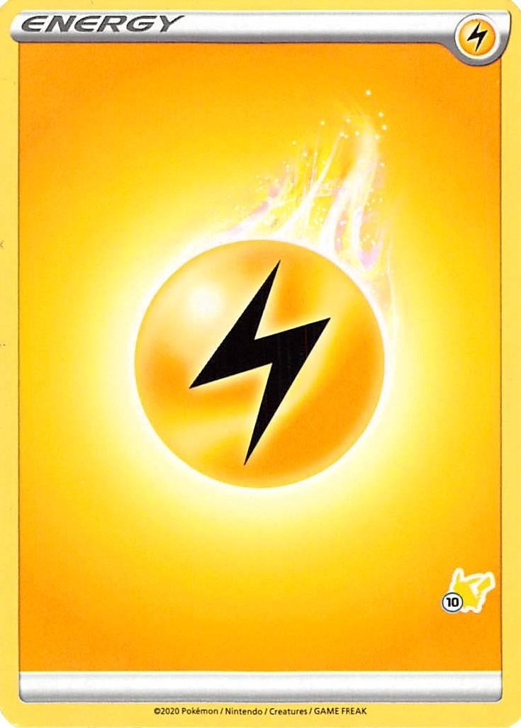 Lightning Energy 10 Pikachu Stamped [BA22]