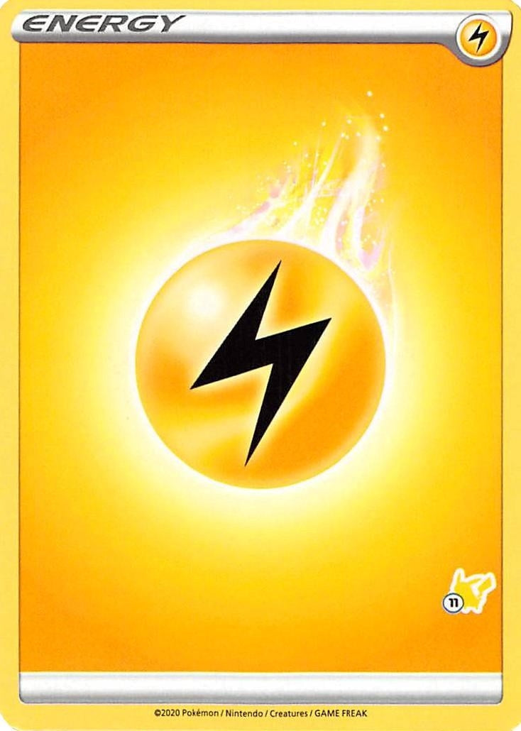 Lightning Energy 11 Pikachu Stamped [BA22]