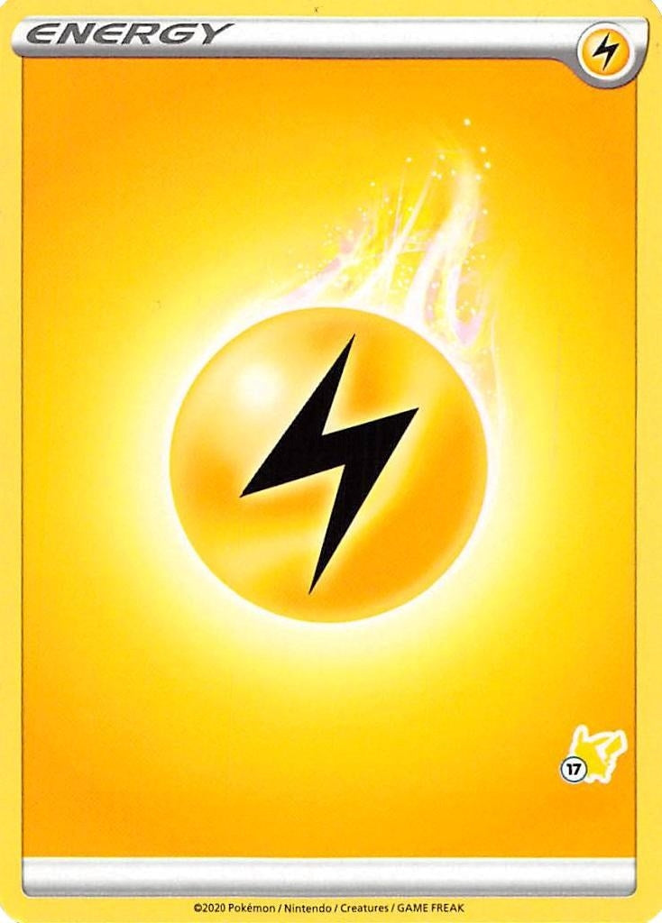 Lightning Energy 17 Pikachu Stamped [BA22]