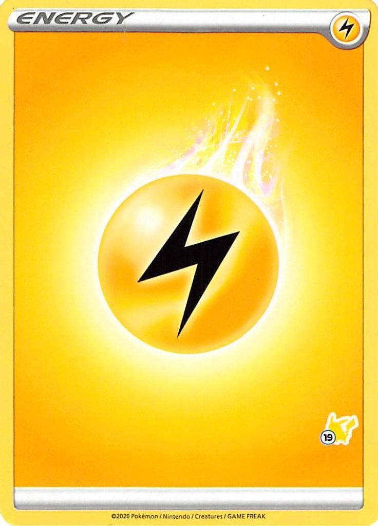 Lightning Energy 19 Pikachu Stamped [BA22]