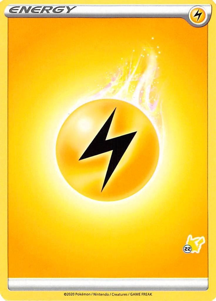 Lightning Energy 22 Pikachu Stamped [BA22]