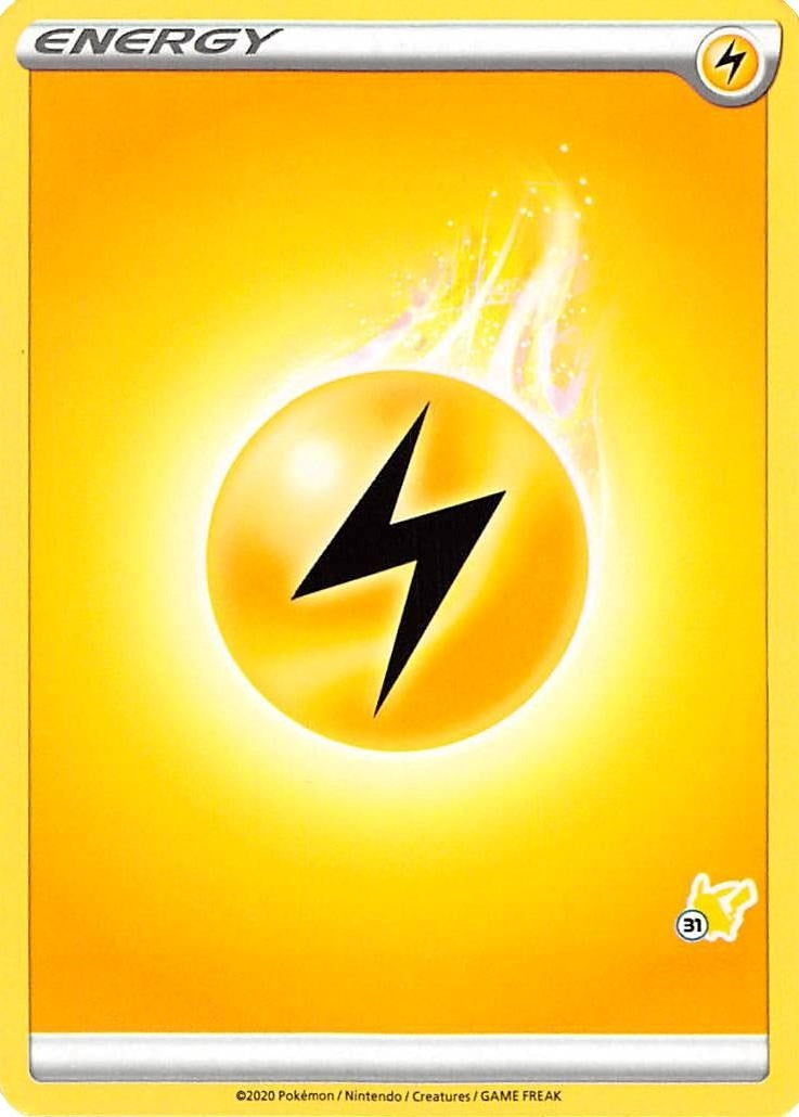 Lightning Energy 31 Pikachu Stamped [BA22]