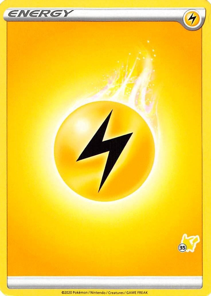 Lightning Energy 35 Pikachu Stamped [BA22]