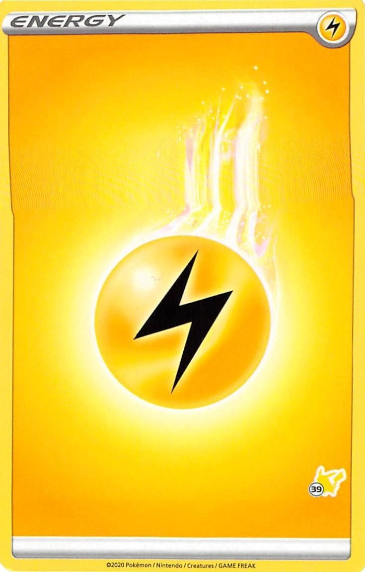 Lightning Energy 39 Pikachu Stamped [BA22]