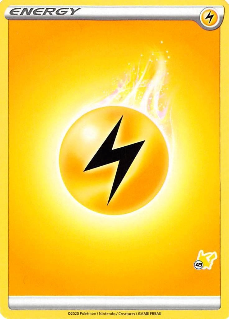 Lightning Energy 43 Pikachu Stamped [BA22]