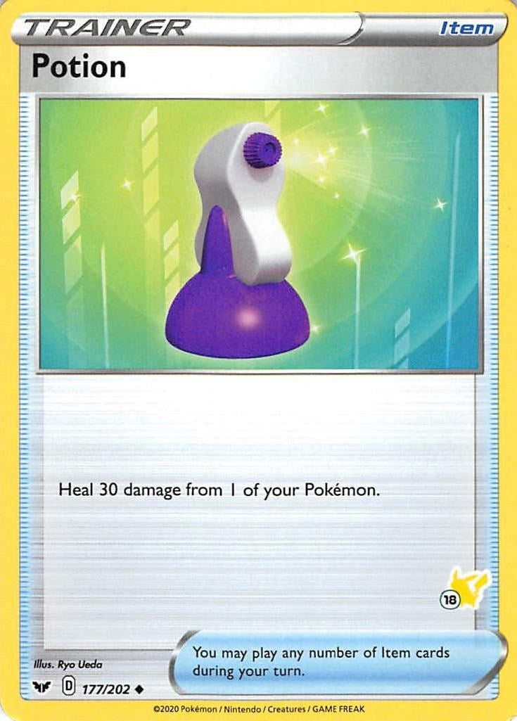 Potion 177 202 18 Pikachu Stamped (177/202) [BA22]