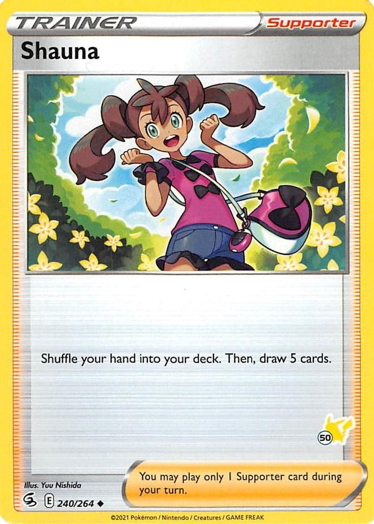 Shauna 240 264 50 Pikachu Stamped (240/264) [BA22]